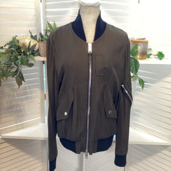 BURBERRY ARCHER BOMBER JACKET SIZE 54 US SIZE 44 (M/L) - Picture 1 of 9